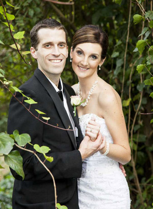 Creator of Escape Crime - Evan and his lovely wife on their wedding day