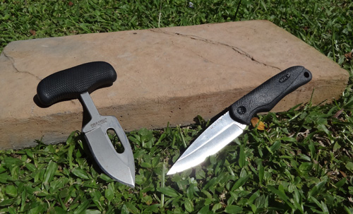 Fixed blade knives - Cold Steel push dagger and smaller bladed knife