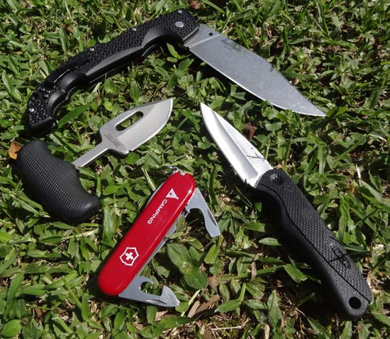 Best knives for self defense - a variety of different types of knives