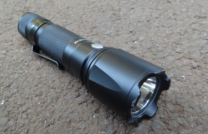 An ideal ladies weapon - Black Fenix TK15 flashlight