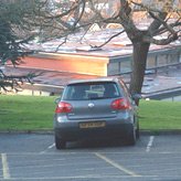 Vehicle Crime - Lonely car in parking lot